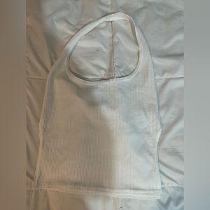 Shape Ribe Split Side Crop